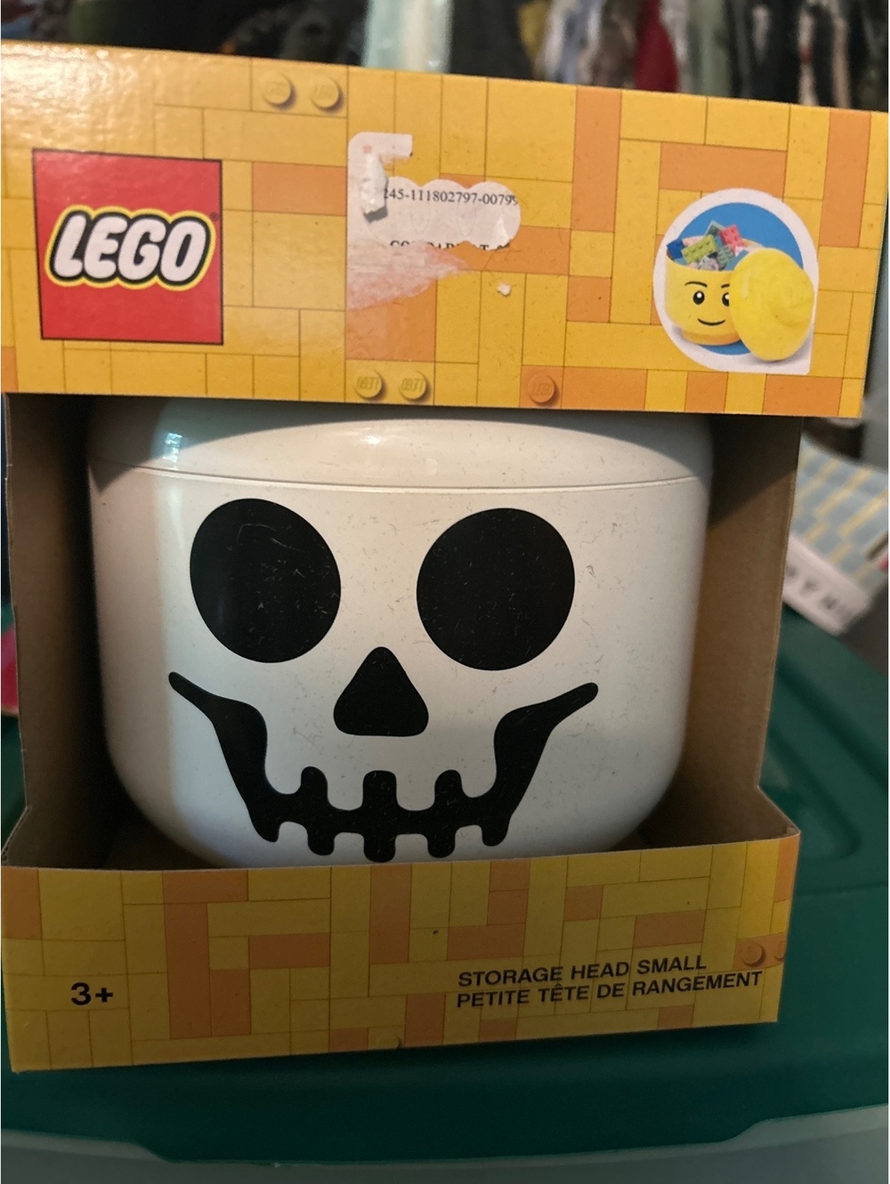 LEGO Storage Head Small Skull Design